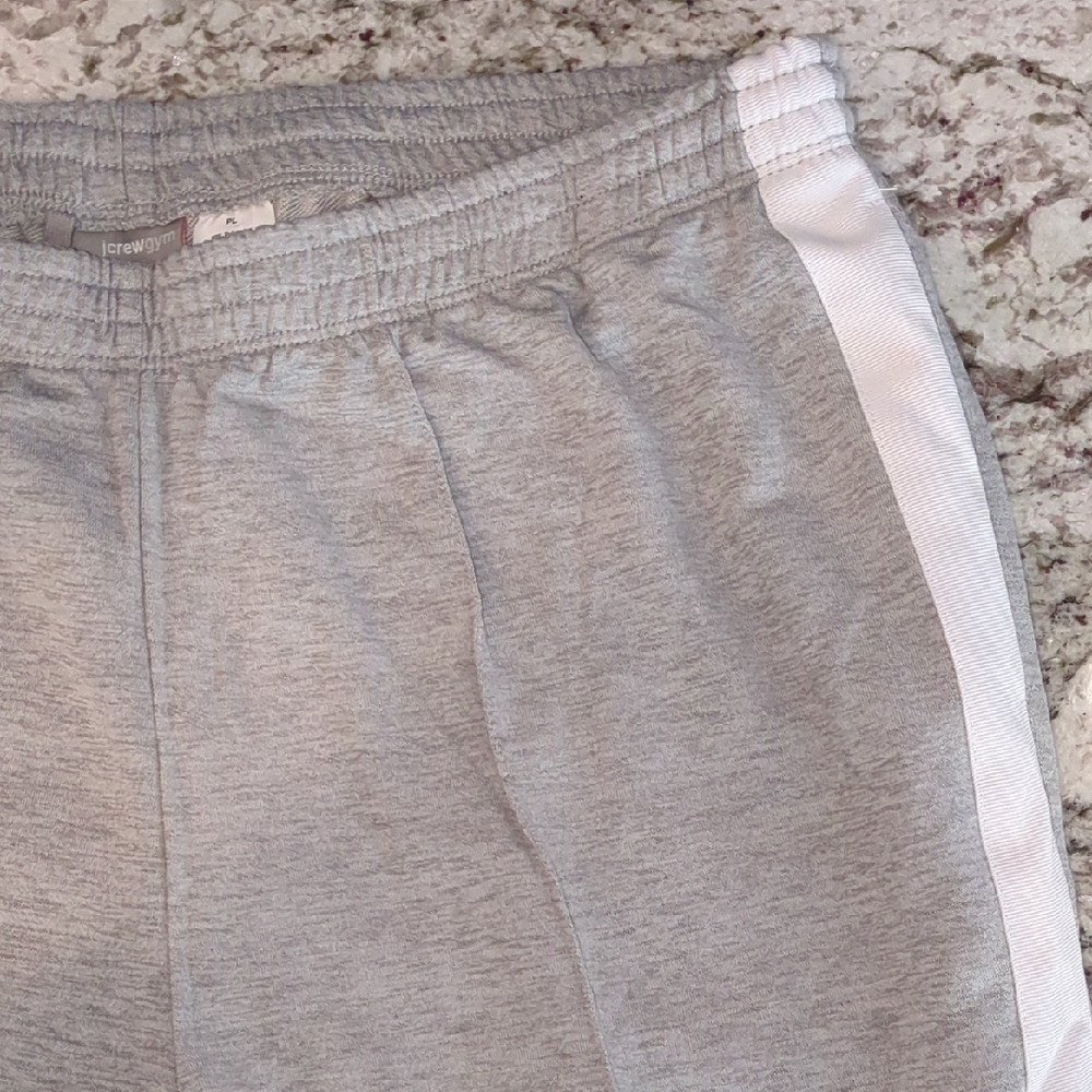 Women's Light Gray Hooded Track Jacket with White Stripe & Dot Accent - Picture 7 of 16
